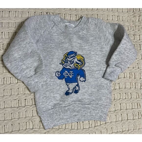 Vintage Toddler UNC North Carolina Sweatshirt Sz 2T - Picture 1 of 4